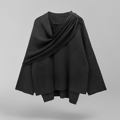 Aymora Cape Top Donkergrijs